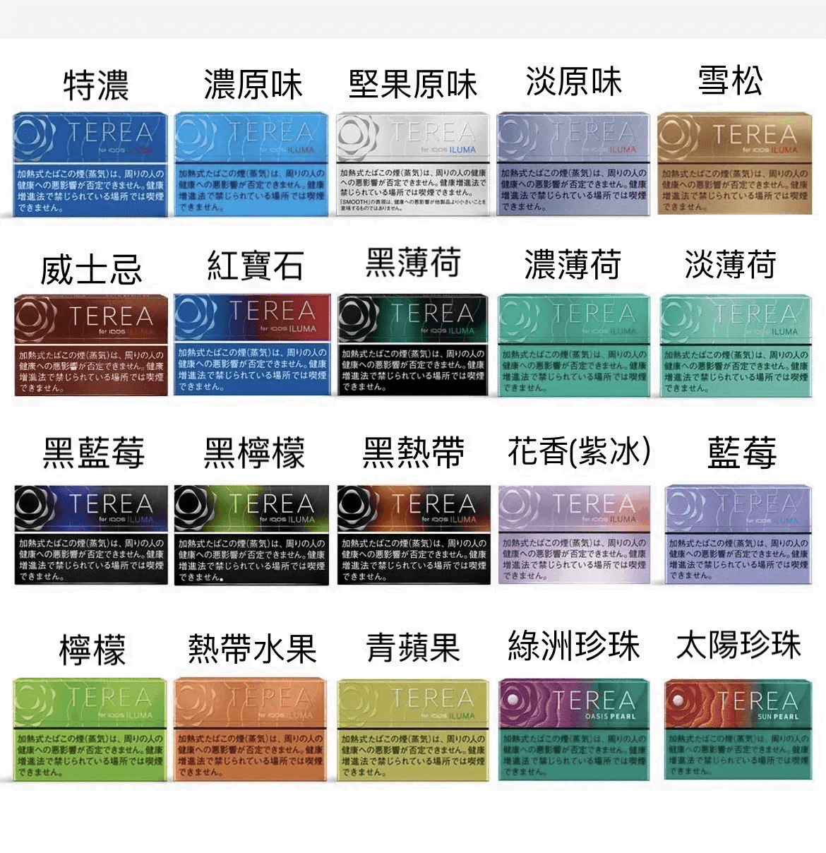 香港TEREA加熱菸葡萄爆珠煙彈日版IQOS ILUMA專用口味推薦 - 图片 2